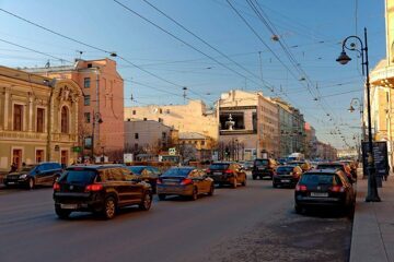 Медиафасад , РФ г. Санкт-Петербург Литейный проспект, д. 13